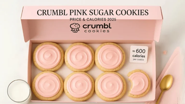 Crumbl Pink Sugar Cookies Price and Calories