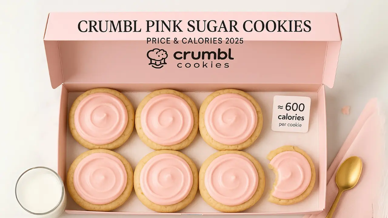 Crumbl Pink Sugar Cookies Price and Calories