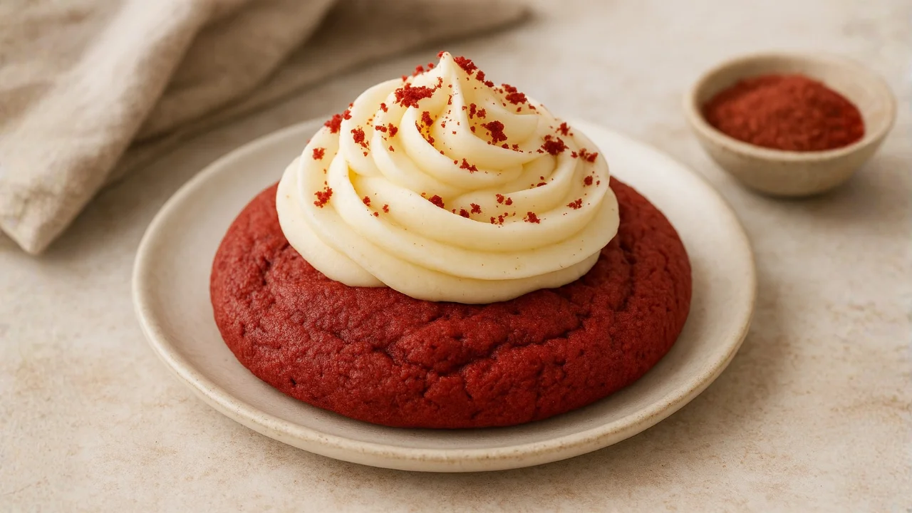 Crumbl Red Velvet Cookie
