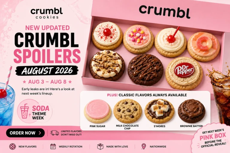 Crumbl Spoilers August 2026