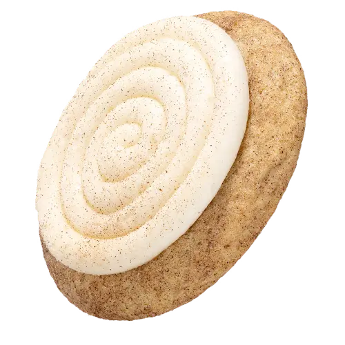 Crumbl Snickerdoodle Cupcake Cookie is a warm cinnamon-sugar cookie topped with smooth cream cheese frosting and finished with an extra sprinkle of cinnamon sugar.